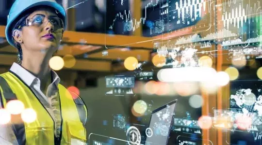 femme industrie futur