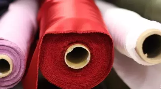 rouleaux de tissu