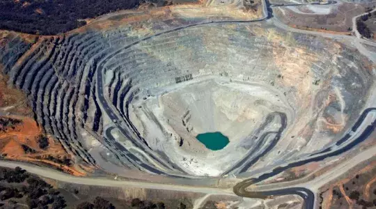 photo d'une mine de lithium