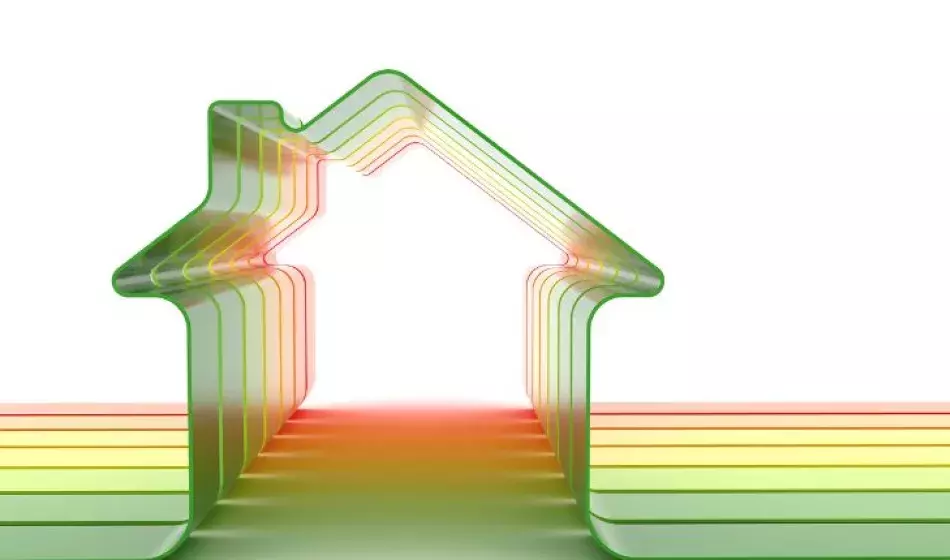 representation d'une maison avec des lumières