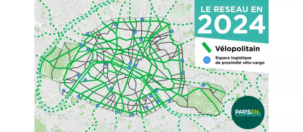 plan vélopolitain en 2024