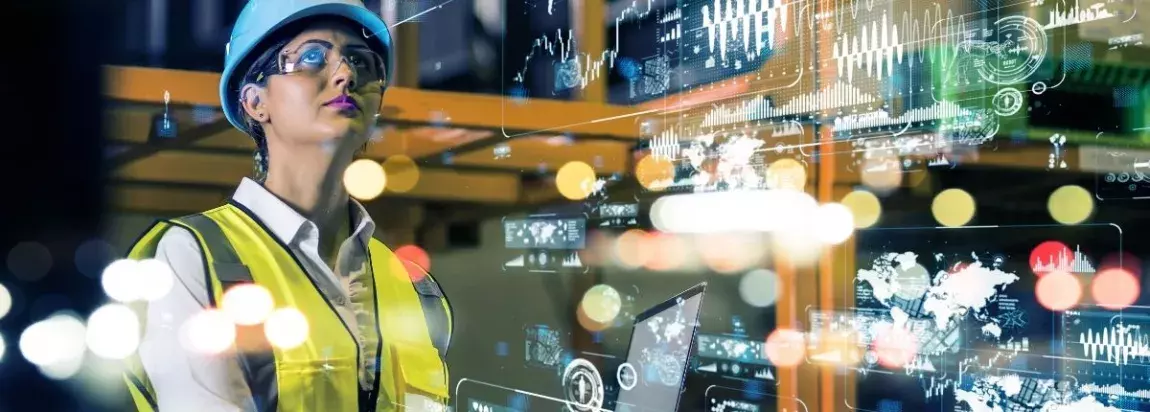 femme industrie futur