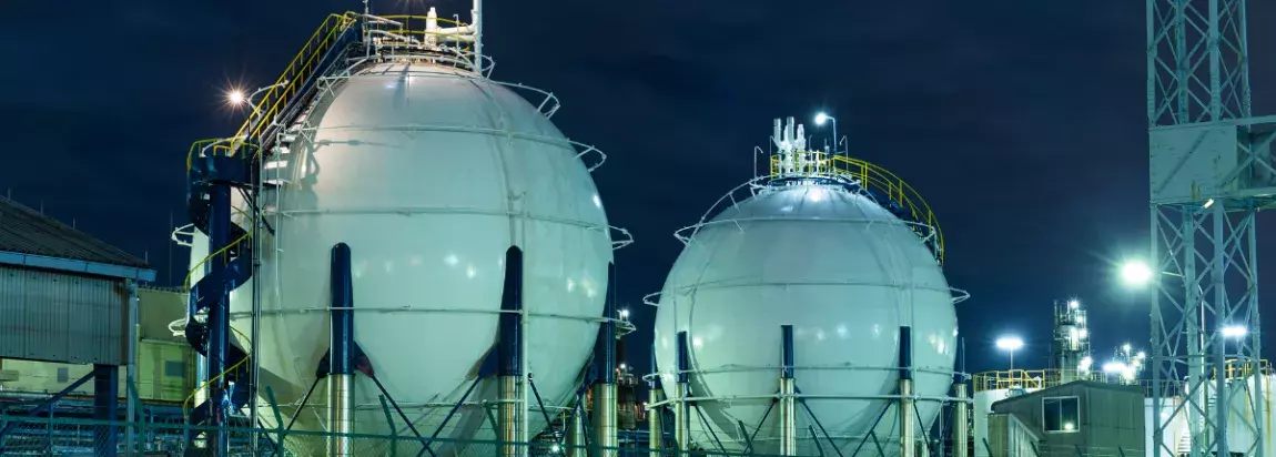 stockage du gaz dans des containersa